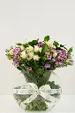 Ivory Rose Garden - Glass Vase Arranegement -1.webp