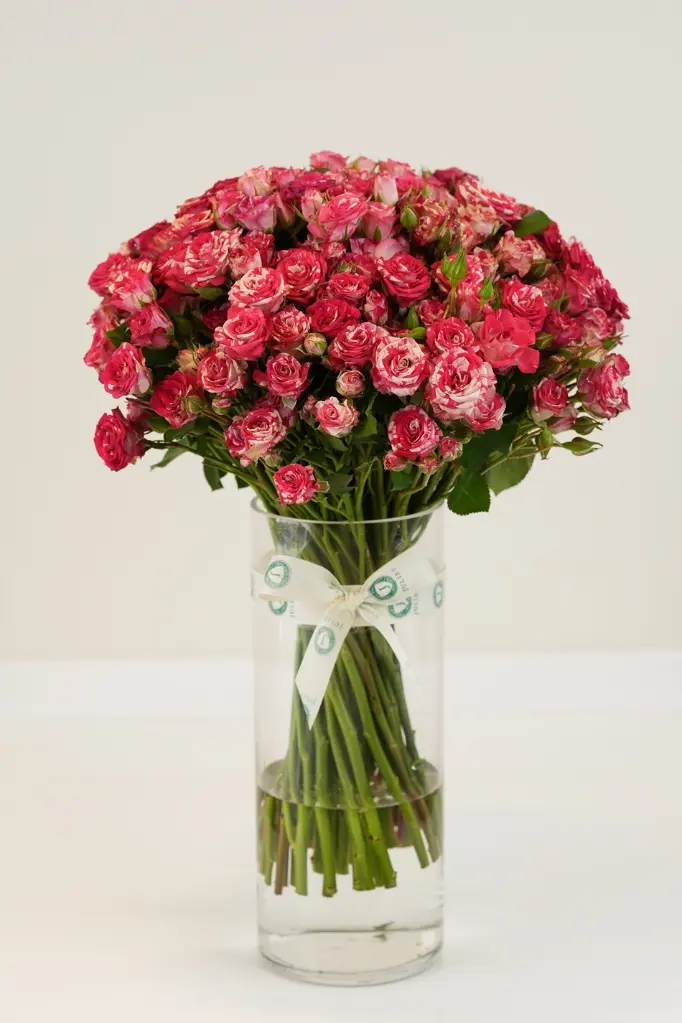 cherry Petals - Elegant Glass vase Arrangement -6.webp