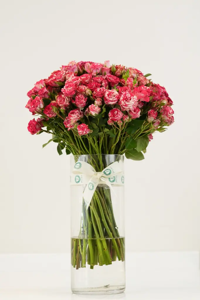 cherry Petals - Elegant Glass vase Arrangement -5.webp