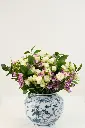 Imperial Elegance - pocelain Floral Vase Arrangement -4.webp
