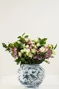 Imperial Elegance - pocelain Floral Vase Arrangement -3.webp