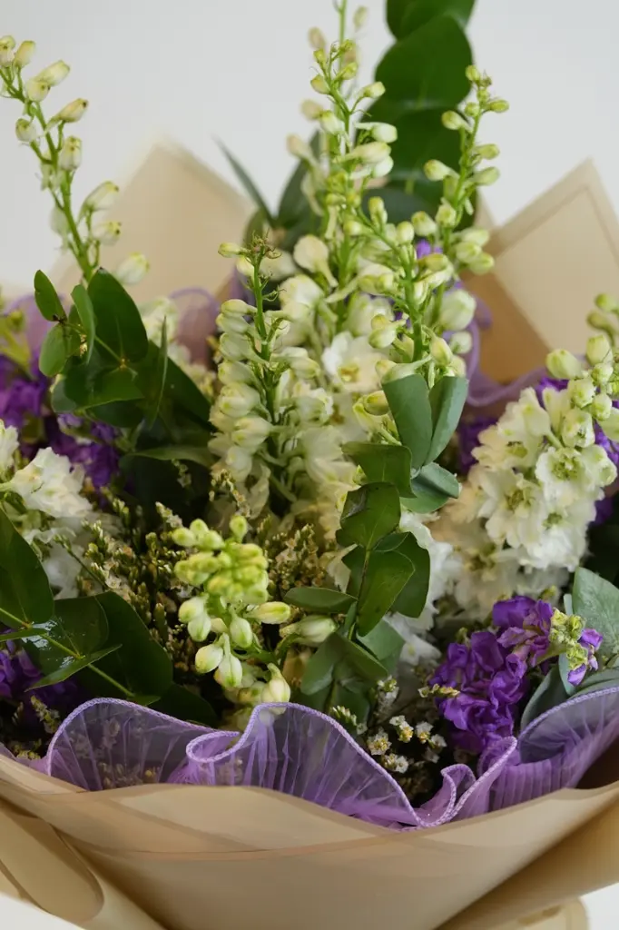 Whispers of Lavender bouquet -Gifts -Birthday- Get well Soon - Mother's Day Congratulation -3.webp