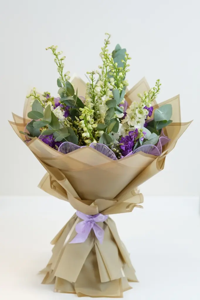 Whispers of Lavender bouquet -Gifts -Birthday- Get well Soon - Mother's Day Congratulation -2.webp