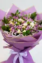Lavender Dreams – Mixed Carnation & Rose Bouquet - Get well Soon - Birthday - Congratulation - 2.webp