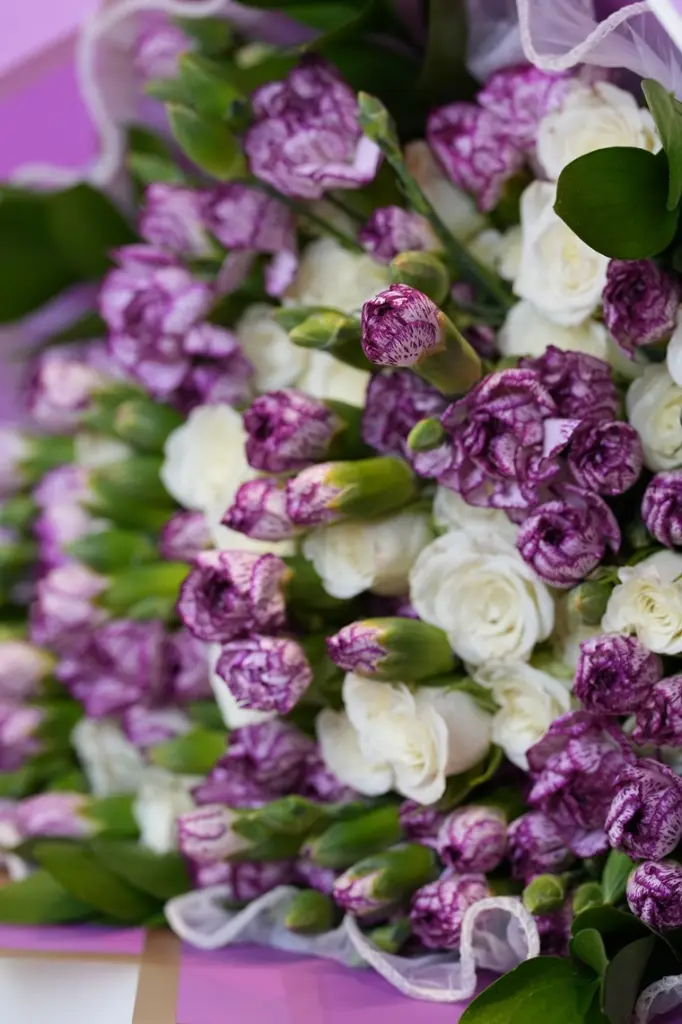 Lavender Dreams – Mixed Carnation & Rose Bouquet - Get well Soon - Birthday - Congratulation - 6.webp