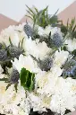 Moonlit Meadow - Elegant White Chrysanthemum & Eryngium Bouquet -2.webp
