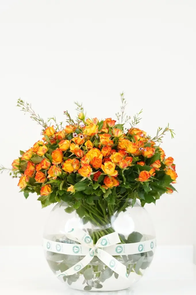 Sunset Harmony - Glass Vase -4.webp