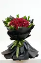 Forever Yours Bouquet - Black wrapping paper
