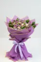 Lavender Dreams – Mixed Carnation & Rose Bouquet 