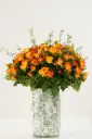 Sunset Harmony - Porcelain Vase 
