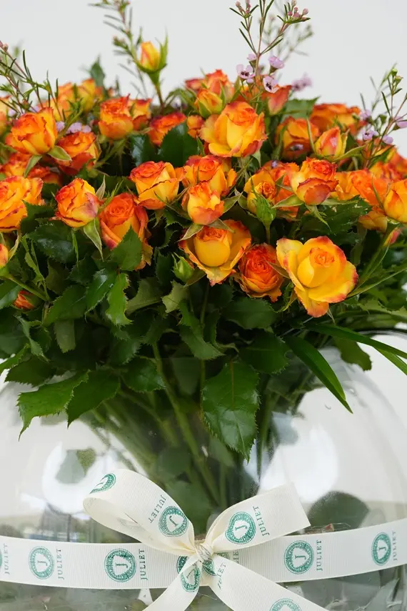 Sunset Harmony - Glass Vase 