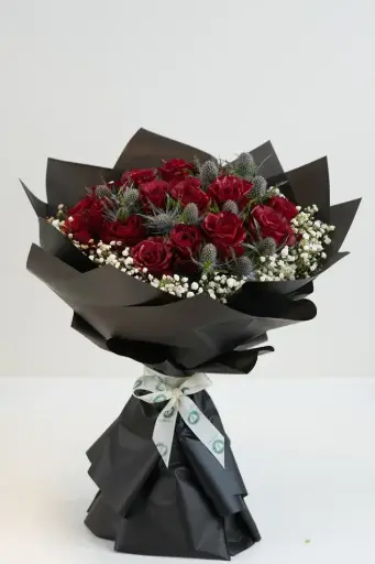 [BQ-MRRB-026] Midnight Romance Rose Bouquet
